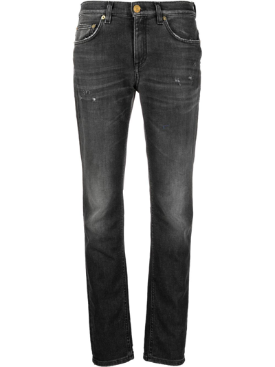 Roberto Cavalli Animalier Patchwork-print Appliqué Straight-leg Jeans In Black