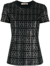 Roberto Cavalli Logo-embellished Cotton T-shirt In Black