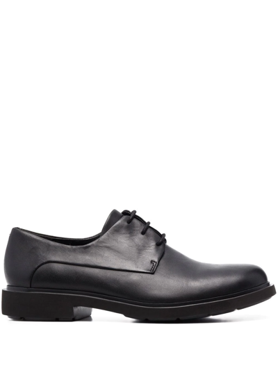 Camper Front Lace-up Fastening Shoes In Black