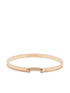 Nouvel Heritage 18kt Rose Gold Parisian Stroll Mood Diamond Bracelet In Gold
