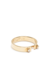 Nouvel Heritage 18kt Yellow Gold Business Meeting Mood Diamond Ring In Gold