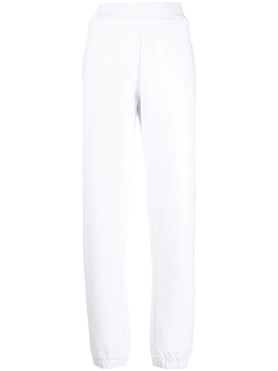 Moncler Cotton Jersey Logo Sweatpants In White