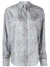 BRUNELLO CUCINELLI BRODERIE ANGLAISE-PRINT SILK BLOUSE