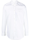 Etro Embroidered Logo Long-sleeve Shirt In White