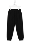Versace Elasticated Track Pants In Black