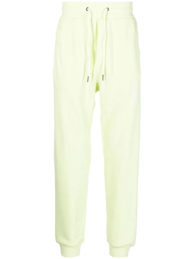 Ksubi Drawstring-waist Cotton Track Trousers In Green