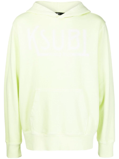 Ksubi Logo-print Cotton Hoodie In Green