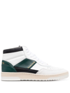 FILLING PIECES COLOUR-BLOCK PANELLED SNEAKERS