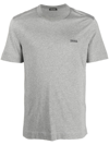 Zegna Logo Crew-neck T-shirt In Grey