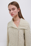 Simkhai Davina Patchwork Jacket In Bone Multi