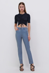 Jonathan Simkhai River Eco Vegan Leather Pant In Bluebird