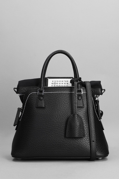 Maison Margiela Shoulder Bag In Black Leather