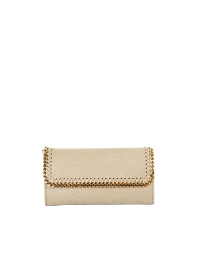 Stella Mccartney For Lovers Of The Unmistakable Falabella Style, This Wallet Is For You. Practical And Refined. In Beige