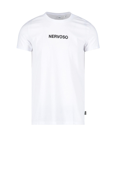 Aspesi Logo-print Cotton T-shirt In White