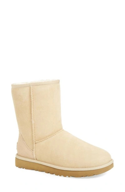 Ugg Classic Ii Genuine Shearling Lined Short Boot In Sand