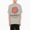 KENZO GREY "BOKE FLOWER" T-SHIRT
