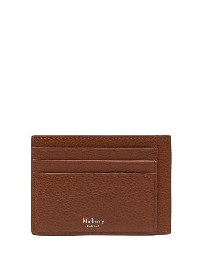 Mulberry Small Leather Cardholder In Brown