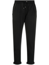 Brunello Cucinelli Women's Cotton And Silk Blend Joggers In Black