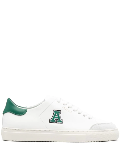Axel Arigato Logo-embroidered Low-top Sneakers In White