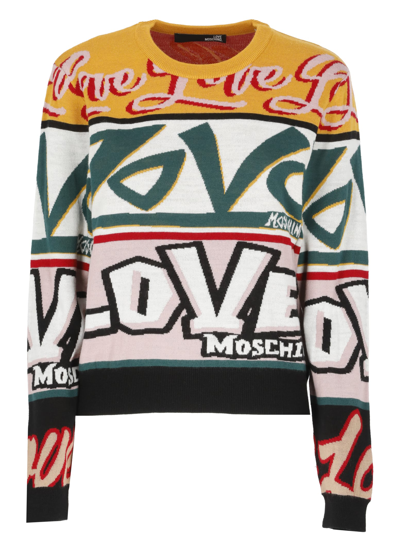 Love Moschino Sweater Dress Multicolor  Woman