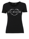 LOVE MOSCHINO COTTON T-SHIRT