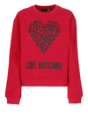 LOVE MOSCHINO SWEATSHIRT WITH LOGO