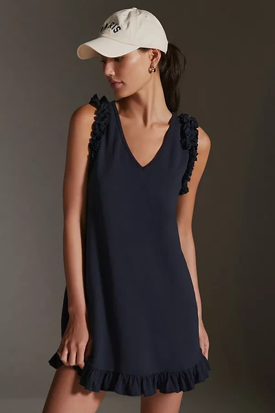 Sundays Shawn Mini Dress In Blue