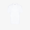 Sunspel White Towelling Cotton Polo Shirt