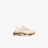 Balenciaga 60mm Triple S Clear Sole Sneakers In Beige