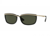 Persol Key West Ii Green Rectangular Mens Sunglasses Po3229s 95/31 60 In Black,green