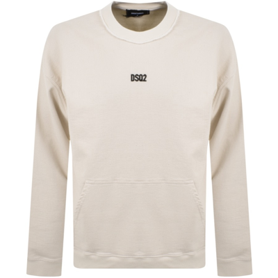 Dsquared2 Logo Sweatshirt Cream