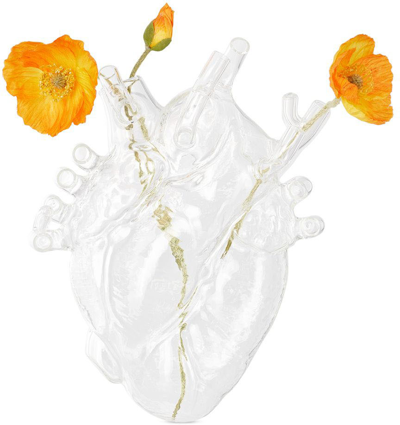 Seletti Clear Love In Bloom Vase In Glass