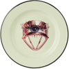 SELETTI GREEN TOILETPAPER EDITION EYE DINNER PLATE