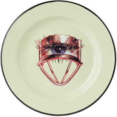 Seletti Green Toiletpaper Edition Eye Dinner Plate