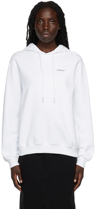 Off-white Blurred Arrow Reg Sweatshirt In White