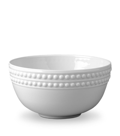 L'objet Perlée Cereal Bowl (14cm) In White