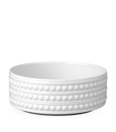L'objet Perlée Deep Bowl (13cm) In White