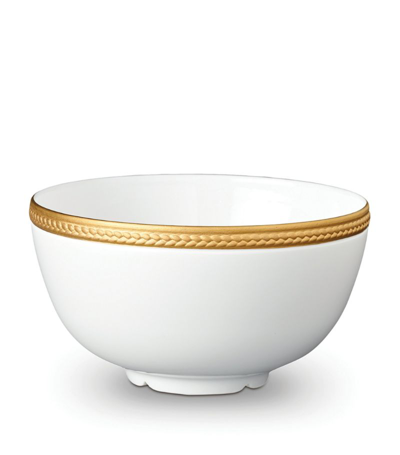 L'objet Soie Tressée Cereal Bowl (14cm) In Gold