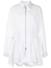 ADAM LIPPES BRODERIE-ANGLAISE ZIP-UP JACKET