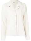 Low Classic Notched-collar Shirt In Green