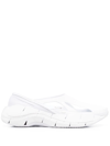 Maison Margiela Cut-out Ridged Sneakers In White