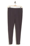 Adrianna Papell Pull-on Straight Leg Pants In Shale