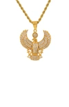 HMY JEWELRY CRYSTAL EAGLE PENDANT NECKLACE