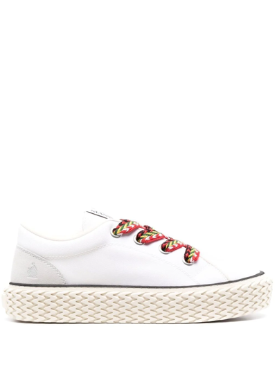 Lanvin Logo Low-top Trainers In White