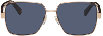 Marc Jacobs Gold 495/s Sunglasses In 0ddb Gold Copper