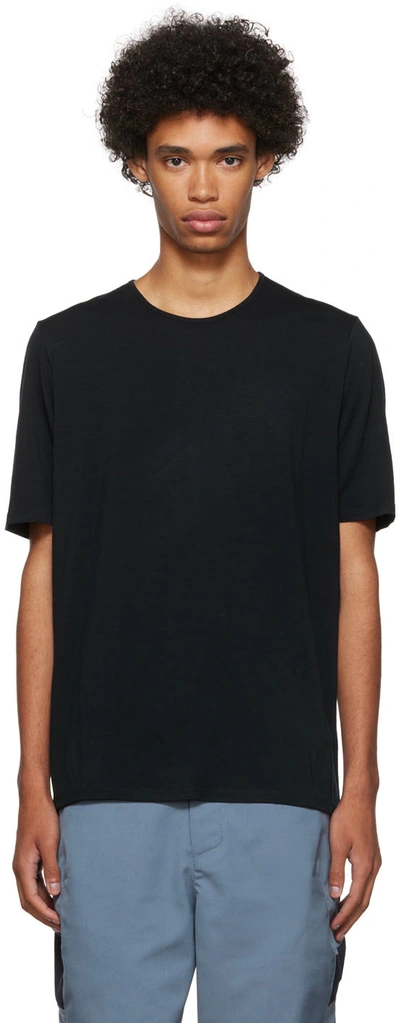 Veilance Crew-neck Short Sleeved T-shirt In Black