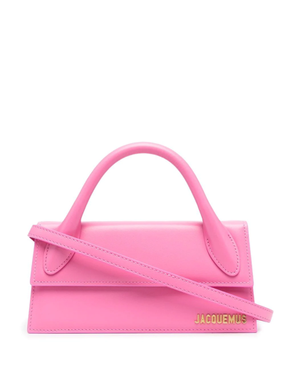 Jacquemus Logo-plaque Tote Bag In Pink