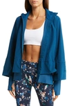 Sweaty Betty Fast Lane Running Jacket In Deep Blue