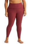 Beyond Yoga High Waist Midi Leggings In Port Wine-ruby