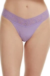 Hanky Panky Original Rise Thong In French Lavender
